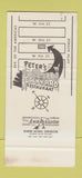 Matchbook Cover - Peter's Backyard Restaurant New York City 30 Stk SAMPLE