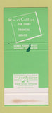 Matchbook Cover - Eufaula Bank Trust AL 30 Stk SAMPLE