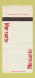 Matchbook Cover - Monsanto 30 Stk SAMPLE