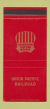 Matchbook Cover - Union Pacific Railroad Prevent Fires 30 Stk SAMPLE