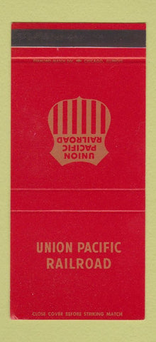 Matchbook Cover - Union Pacific Railroad Prevent Fires 30 Stk SAMPLE