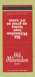 Matchbook Cover - Old Milwaukee Beer WEAR 30 Stk SAMPLE