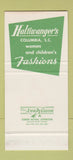 Matchbook Cover - Haltiwanger's Columbia SC clothing store 30 Stk SAMPLE