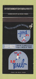 Matchbook Cover - Le Pub Chicago IL Lincoln Park 30 Stk SAMPLE