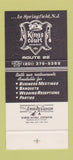 Matchbook Cover - Old Orchard Inn Eatontown NJ WEAR 30 Stk SAMPLE