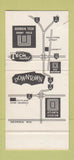 Matchbook Cover - Tech Motel Restaurant Atlanta GA WORN 30 Stk SAMPLE