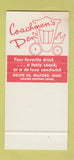 Matchbook Cover - Coachman's Den Milford OH 30 Stk SAMPLE
