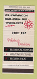 Matchbook Cover - Electrical Distributors Inc Atlanta GA 30 Stk SAMPLE