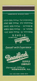 Matchbook Cover - Bradford Supply Robinson IL Salem St Elmo 30 Stk SAMPLE