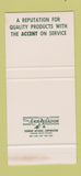 Matchbook Cover - Bradford Supply Robinson IL Salem St Elmo 30 Stk SAMPLE