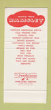 Matchbook Cover - Hamsley Brooklyn NY steel supply 30 Stk SAMPLE