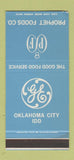 Matchbook Cover - Prophet Foods GE Oklahoma City OK WEAR 30 Stk SAMPLE