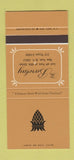 Matchbook Cover - The Barclay Hotel New York City 30 Stk SAMPLE