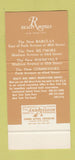 Matchbook Cover - The Barclay Hotel New York City 30 Stk SAMPLE