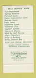 Matchbook Cover - Citizens National Bank of Bowling Green KY 30 Stk SAMPLE