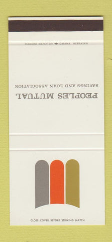 Matchbook Cover - Peoples Mutual Savings and Loan 30 Stk SAMPLE