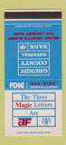 Matchbook Cover - Grundy County Bank Morris IL 30 Stk SAMPLE