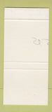 Matchbook Cover - Bell Tower Hotel Ann Arbor MI WEAR 30 Stk SAMPLE