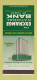 Matchbook Cover - Exchange NATional Bank Tampa FL 30 Stk SAMPLE
