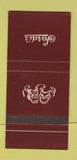 Matchbook Cover - Sardi's New York City 30 Stk SAMPLE