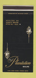 Matchbook Cover - Plantation Restaurant Moline IL 30 Stk SAMPLE