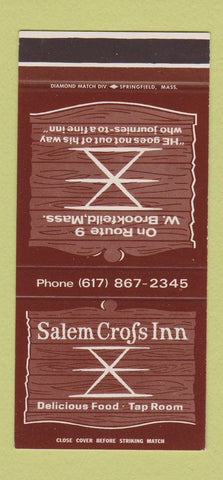 Matchbook Cover - Salem Cross Inn West Brookfield MA 30 Stk SAMPLE