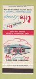 Matchbook Cover - Life Lounge Bar Fort Lauderdale FL 30 Stk SAMPLE