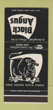 Matchbook Cover - Black Angus Restaurant Springfield IL 30 Stk SAMPLE