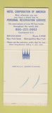 Matchbook Cover - Mayflower Hotel Washington DC 30 Stk SAMPLE