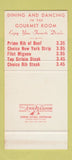 Matchbook Cover - The Knights Table Atlanta GA 30 Stk SAMPLE