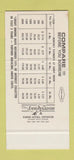 Matchbook Cover - Tinker Credit Union 30 Stk SAMPLE