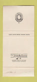 Matchbook Cover - Bendix Westinghouse Air Brakes WORN 30 Stk SAMPLE