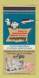 Matchbook Cover - Stewart Stevenson Generators WEAR 30 Stk SAMPLE