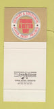 Matchbook Cover - Stewart Stevenson Generators WEAR 30 Stk SAMPLE