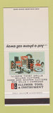 Matchbook Cover - Illinois Tool Instrument Gear Shaper Cutters  30 Stk SAMPLE