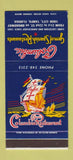 Matchbook Cover - Columbia Spanish Food Tampa Ybor City FL 30 Stk SAMPLE