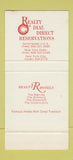 Matchbook Cover - Roosevelt Hotel New York City 30 Stk SAMPLE