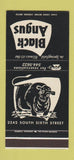 Matchbook Cover - Black Angus Springfield IL 30 Stk SAMPLE