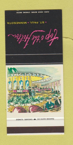 Matchbook Cover - Top of the Hilton ST Paul MN 30 Stk SAMPLE
