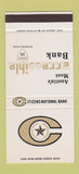 Matchbook Cover - Citizens National Bank Austin TX 30 Stk SAMPLE