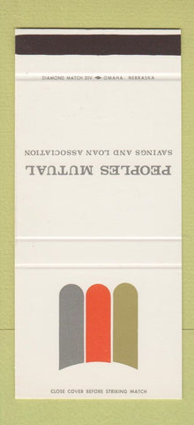 Matchbook Cover - Peoples Mutual Savings and Loan Association 30 Stk SAMPLE