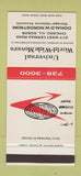 Matchbook Cover - Universal World Wide Movers Chicago IL Nordstrom 30 Stk SAMPLE