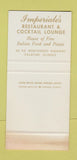 Matchbook Cover - Imperiale's Restaurant Palatine IL WEAR 30 Stk SAMPLE
