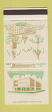 Matchbook Cover - Haltiwanger's Columbia SC store clothing 30 Stk SAMPLE