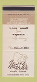 Matchbook Cover - North Shore Steak Great Neck LI NY 30 Stk SAMPLE