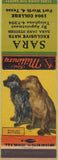 Matchbook Cover - Sara Hats Fort Worth TX English Setter