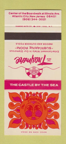 Matchbook Cover - Traymore Hotel Atlantic City NJ WEAR 30 Stk SAMPLE