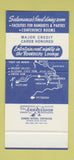 Matchbook Cover - Dudley Motor Hotel Salamanca NY 30 Stk SAMPLE