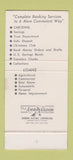 Matchbook Cover - The Champaign National Bank IL 30 Stk SAMPLE