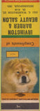 Matchbook Cover - Irvington Barber Beauty Salon Indianapolis IN Chow